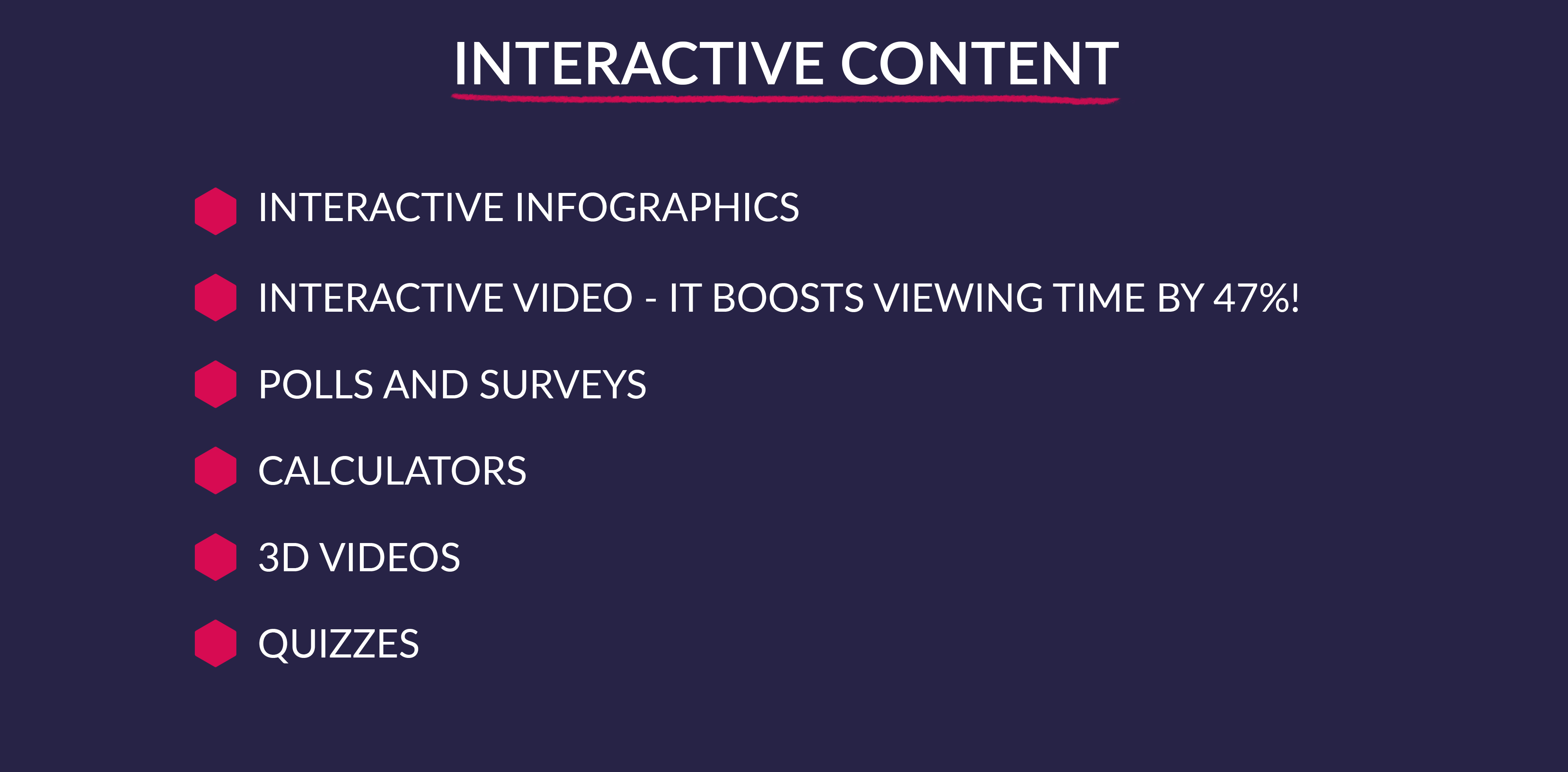 Provide customers with interactiv