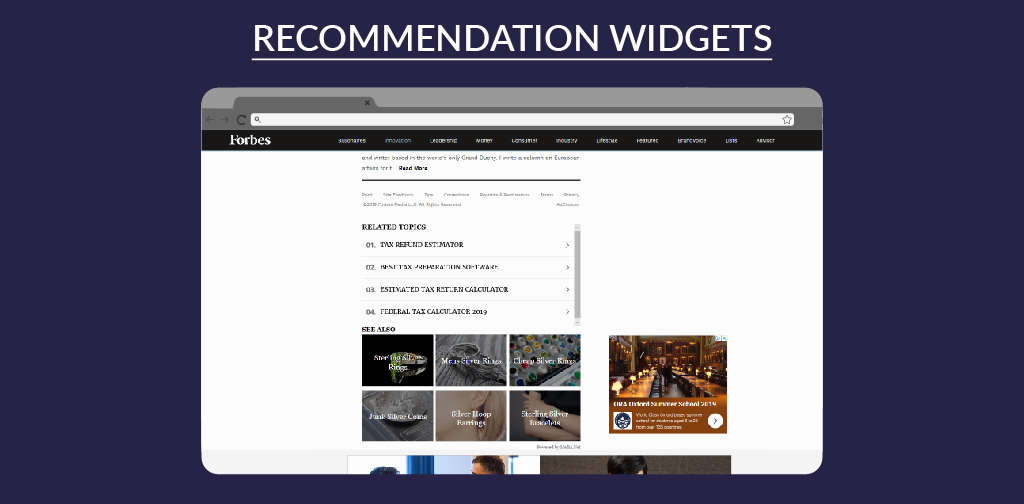 Recommendation-widgets