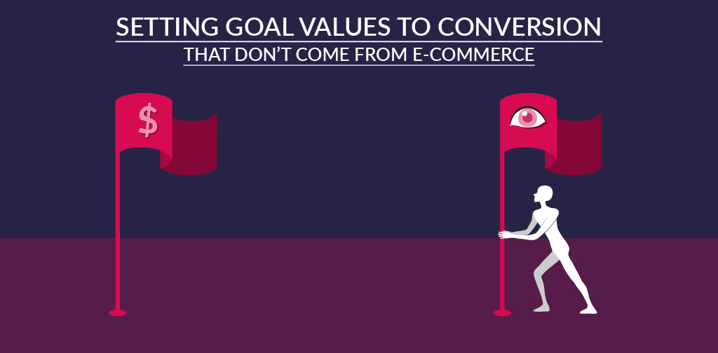 3. Setting goal values to conversions that don't come from e-commerce